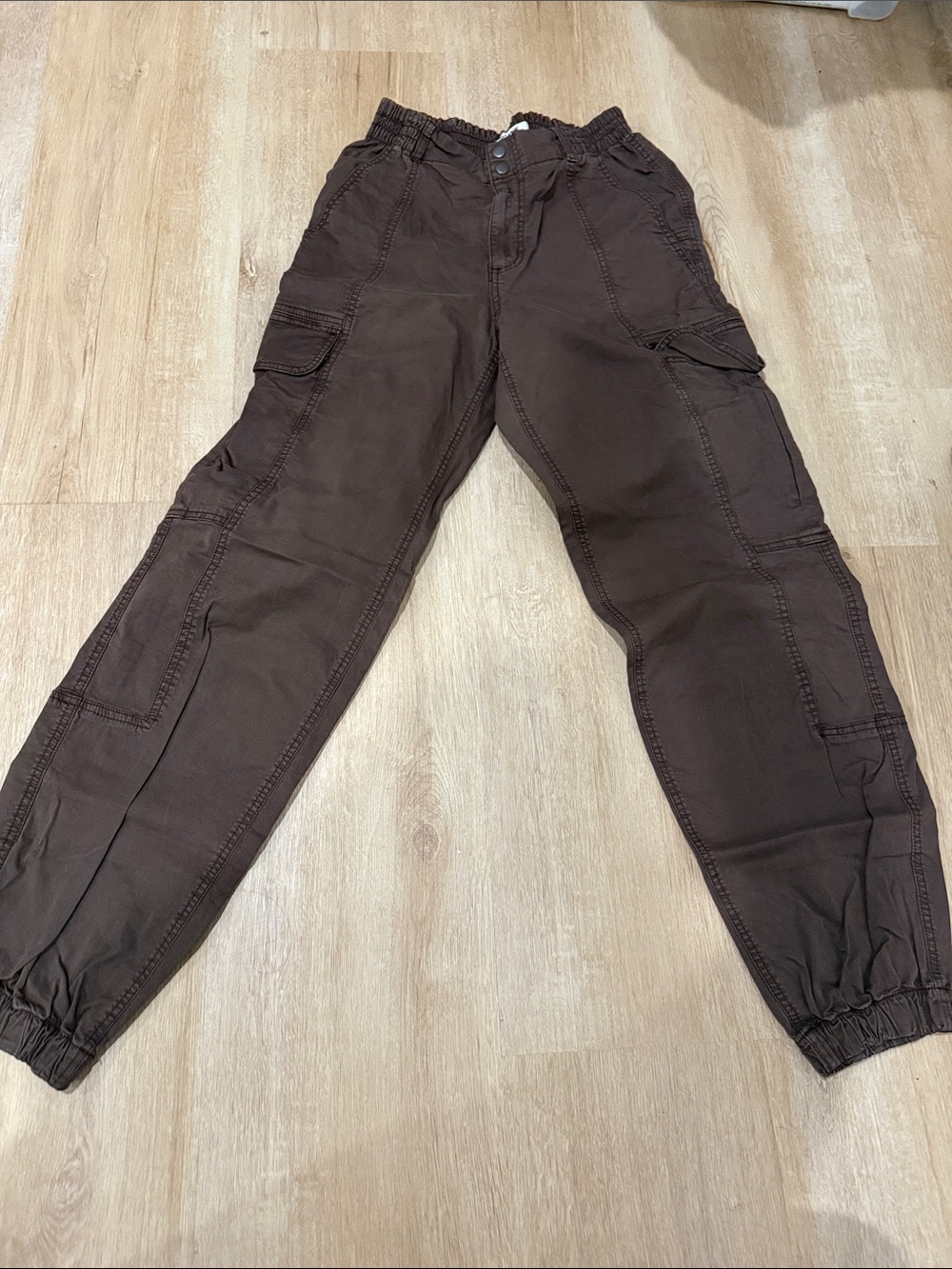 Garage Women’s Brown Cargo Jogger Pants